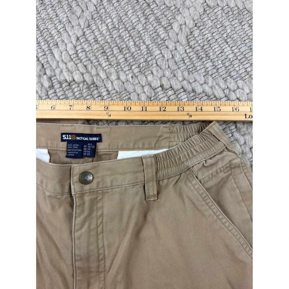 5.11 Tactical Series Pants Mens 34x30 Bundle Khaki Olive Green Cotton Utility‎
